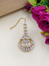 Traditional Simple Polki Kundan Maang Tikka For Weddings By Gehna Shop Maang Tikka